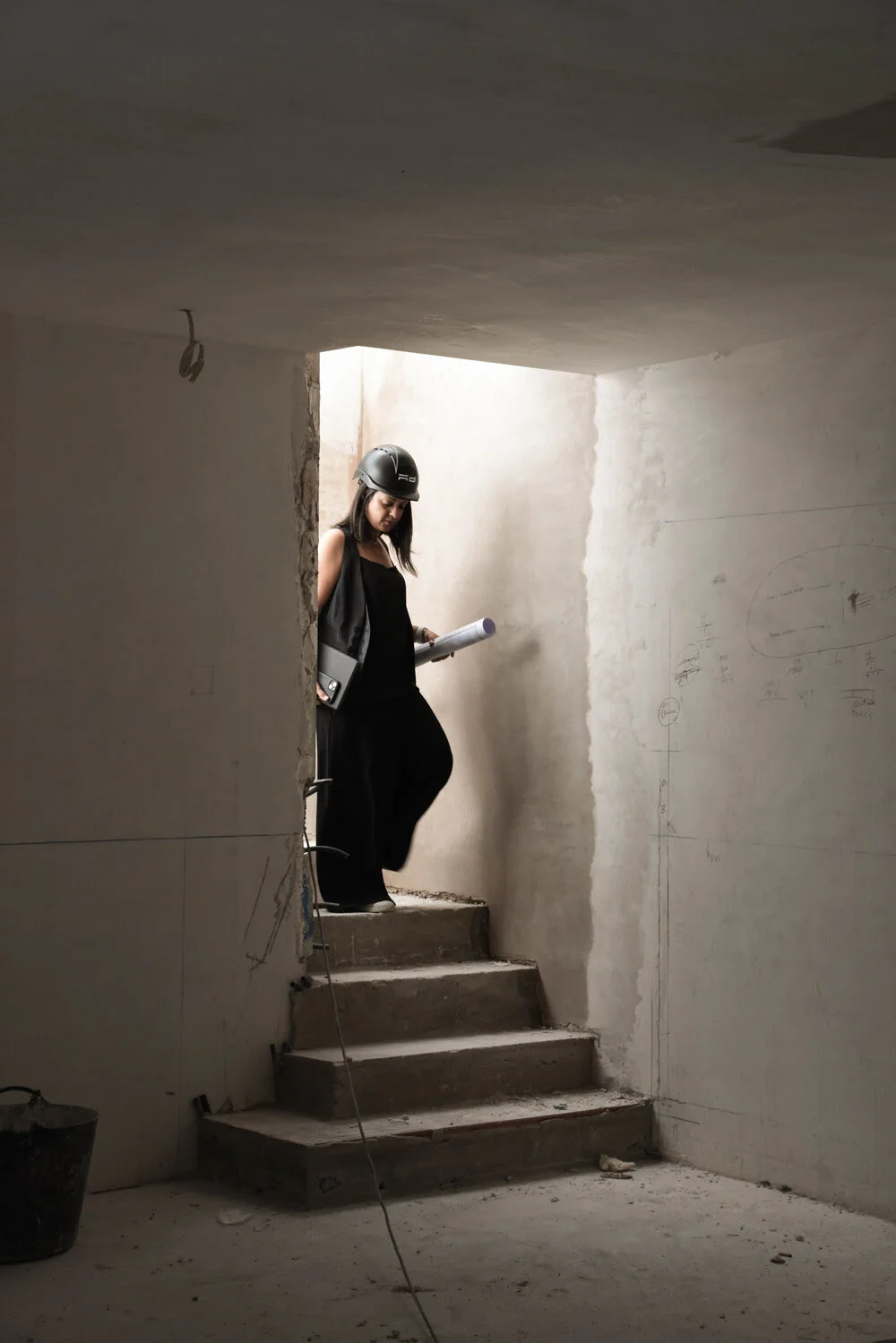 Site visit on the staircase — Archidom Lab