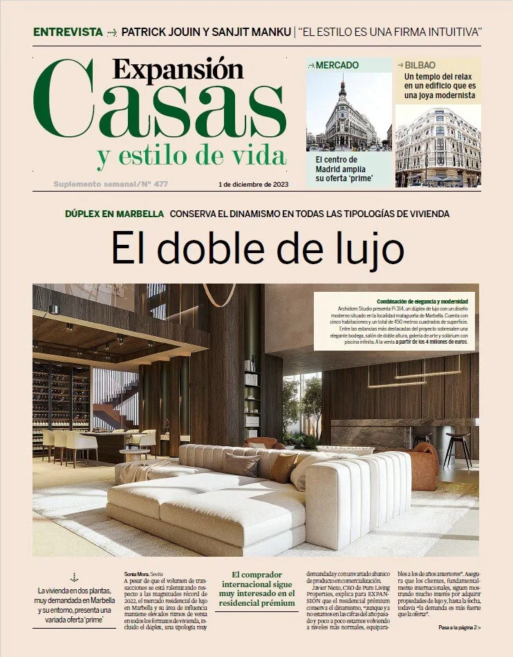Archidom Studio in Expansión — double-page feature