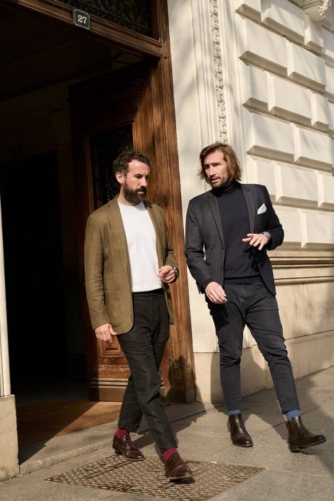 Chema Sobrado y Álvaro Estúñiga, fundadores de Archidom Studio, en Madrid