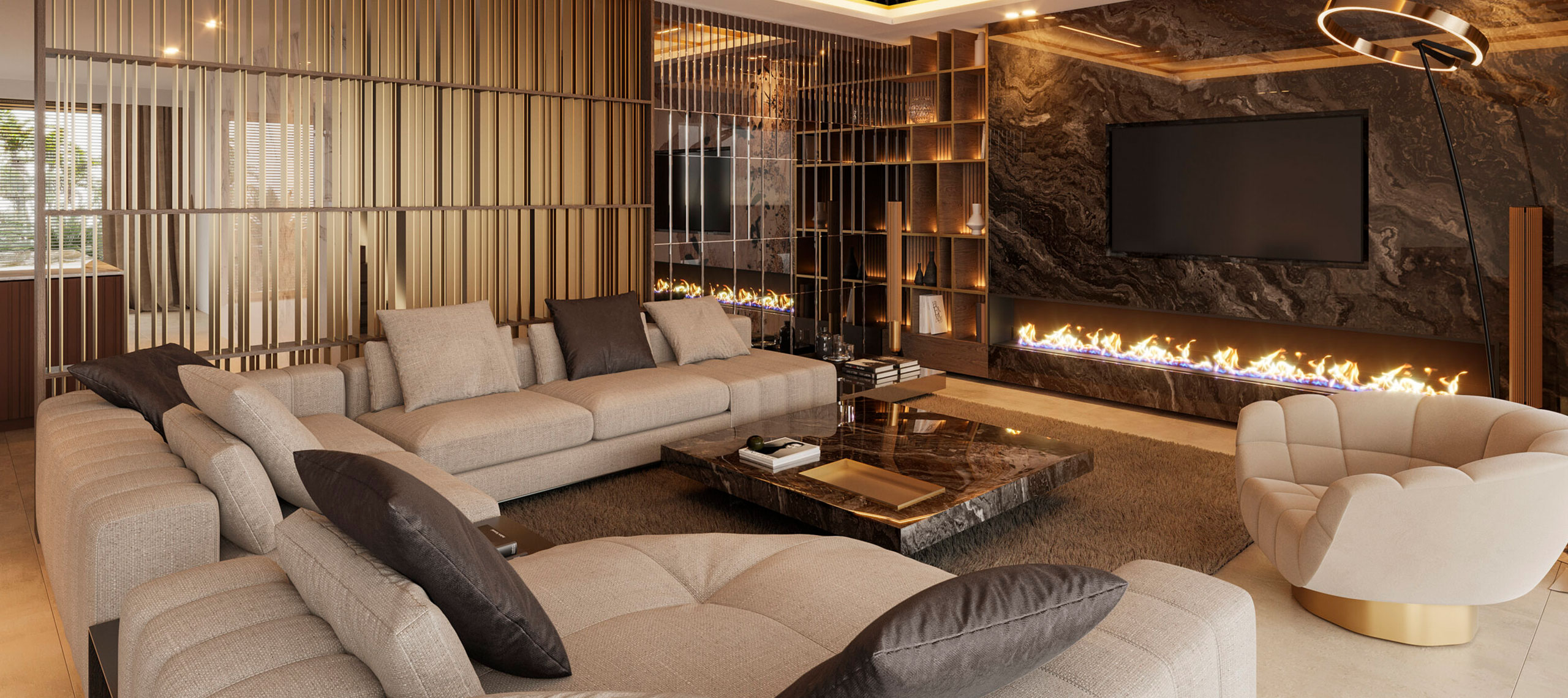 Apartamento Benalus, luxury interior design in Marbella · Archidom Studio