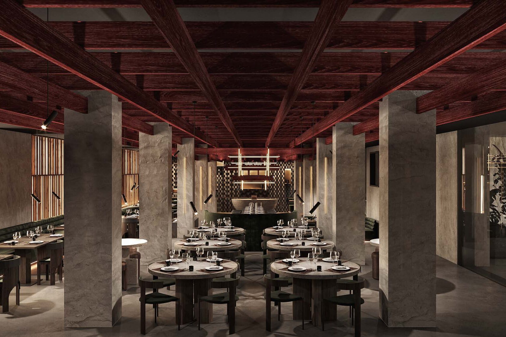 NU Downtown, restaurant in Marbella · Archidom Studio