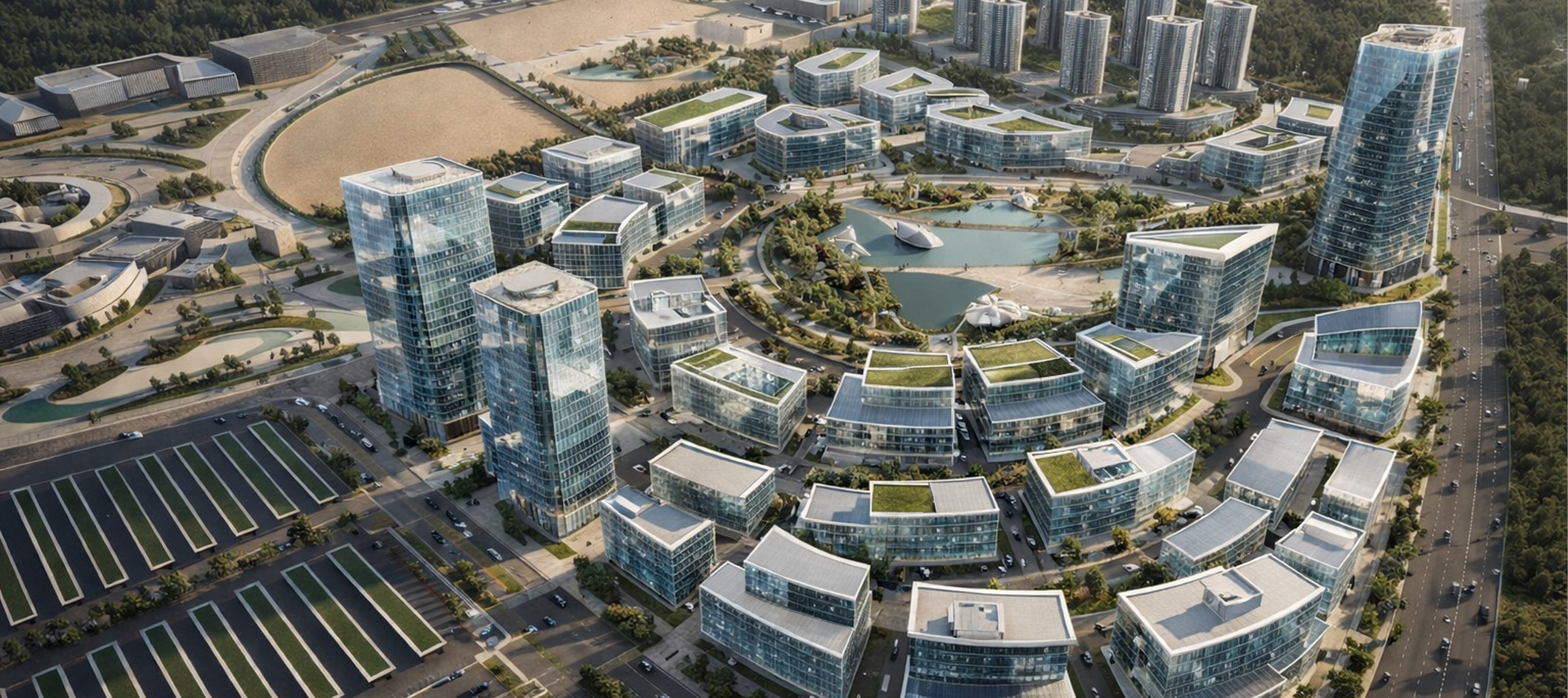 Le Ma Joy Town, masterplan in Beijing · Archidom Studio