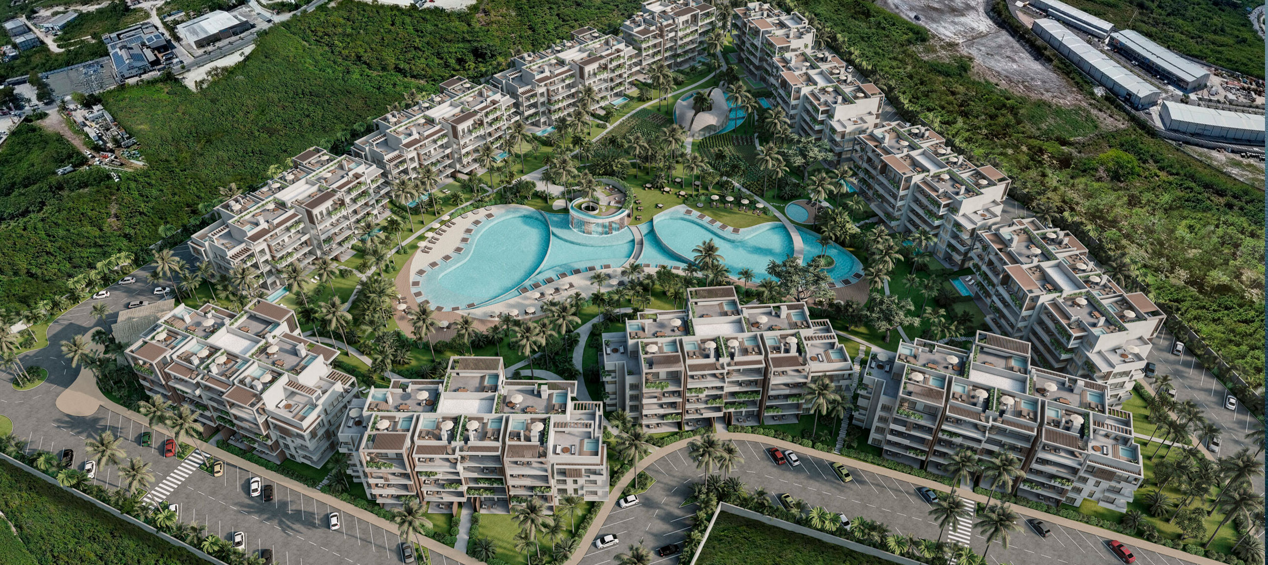 La Reserva Club House, masterplan in Punta Cana · Archidom Studio