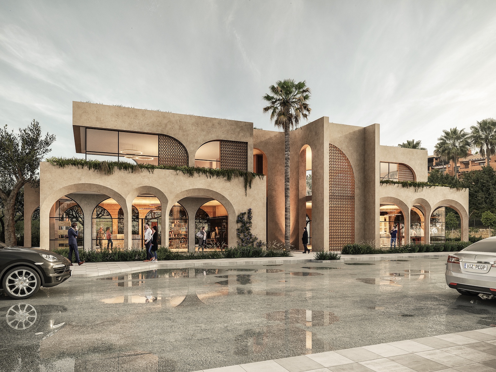 Patio Tramore — centro comercial en Benahavís · Archidom Studio — imagen 1
