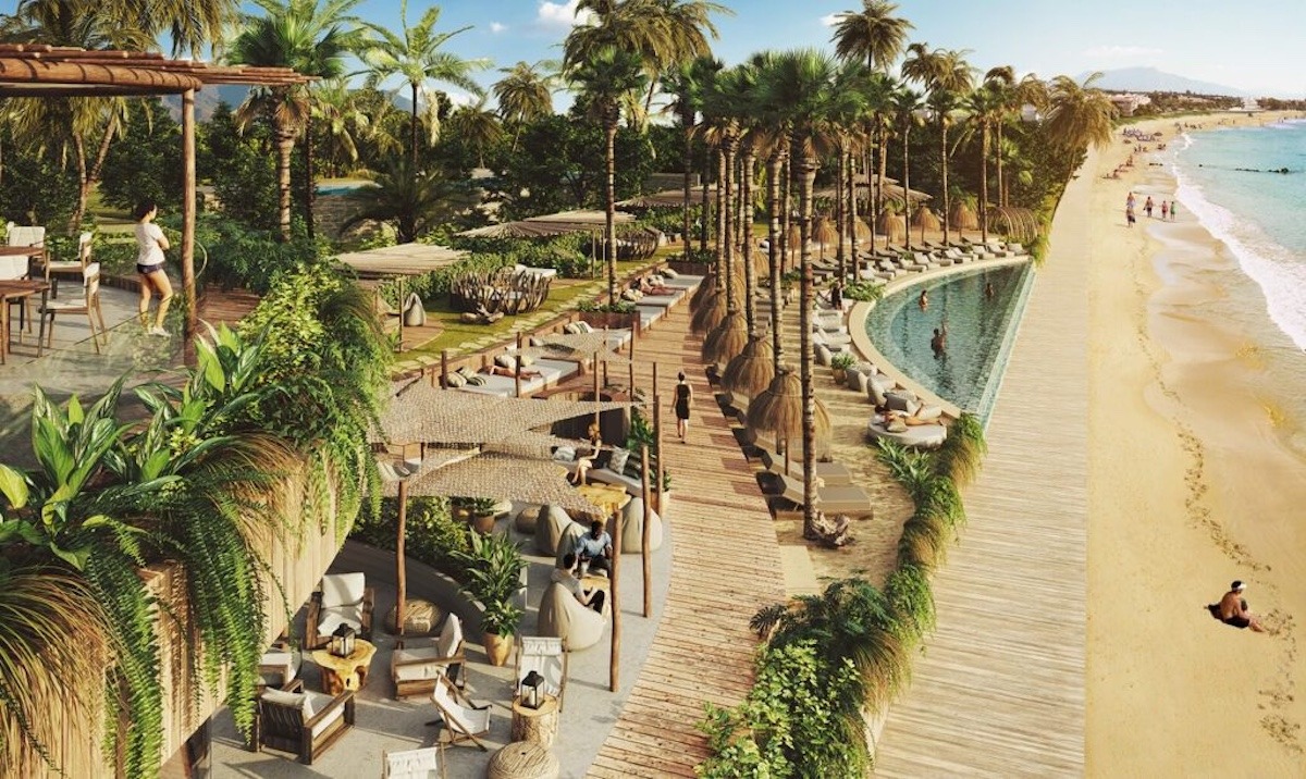 The Pool House — beach club en Estepona · Archidom Studio — imagen 2
