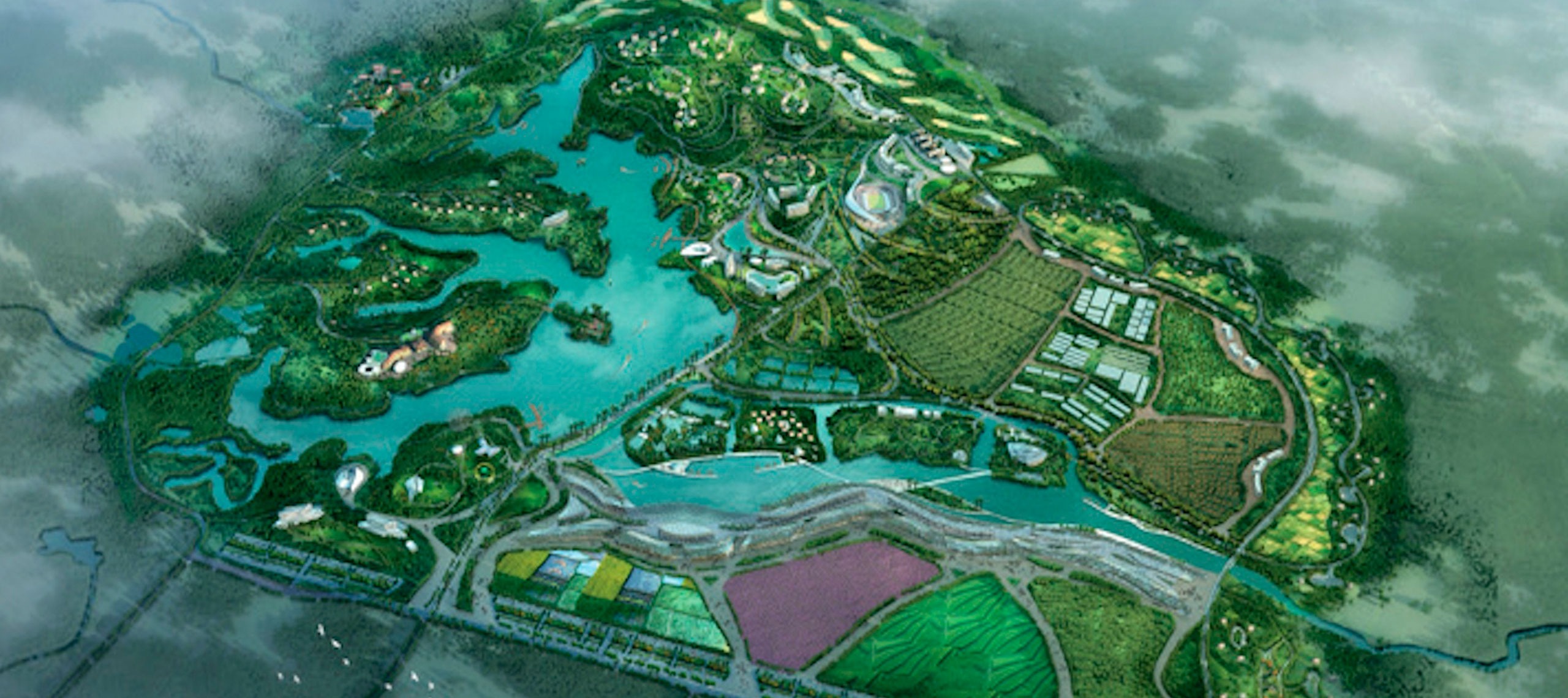 Sanya Reservoir Masterplan, masterplan in Sanya · Archidom Studio