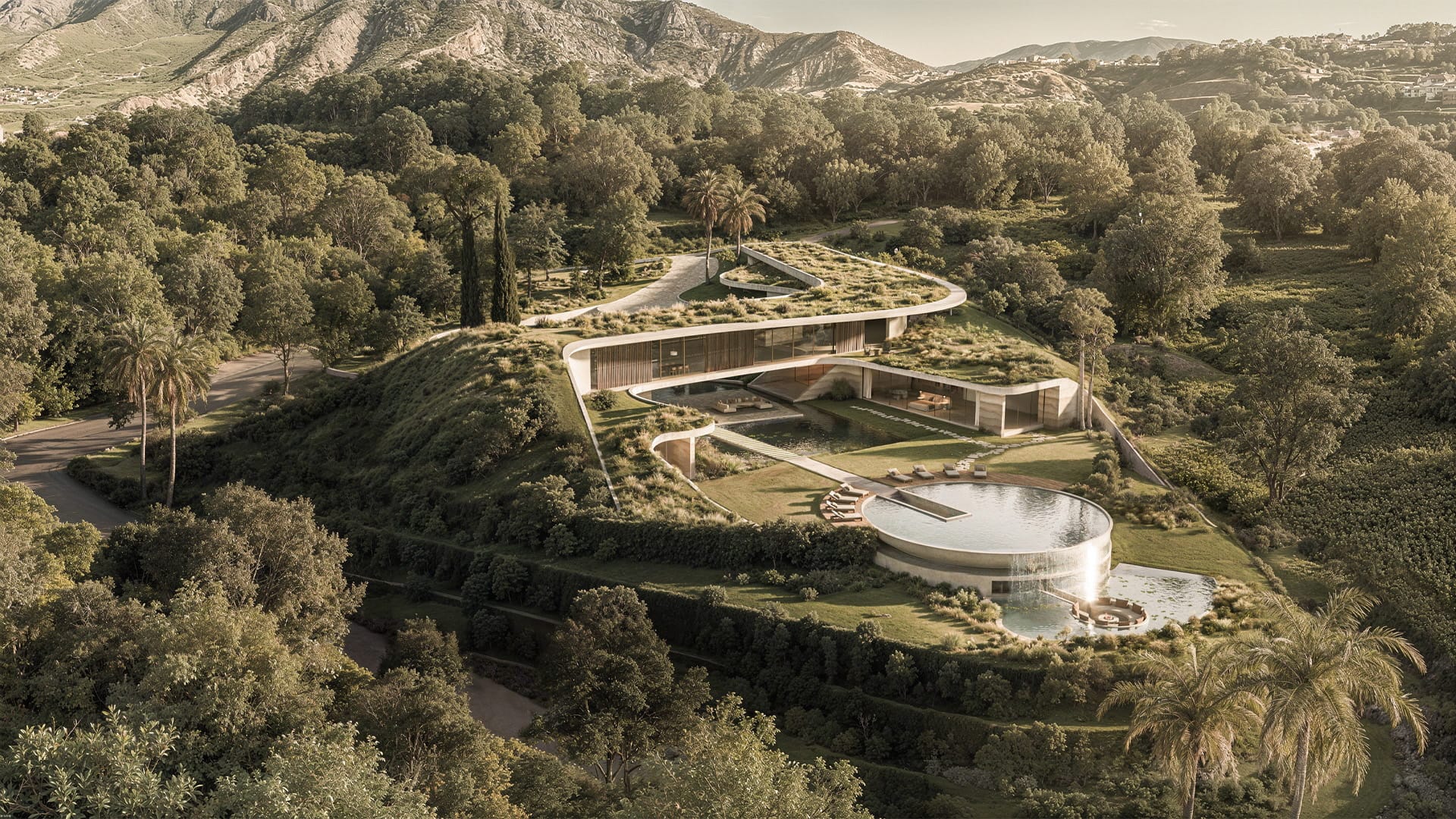 Villa Puente en La Zagaleta, Benahavís — villa de lujo de Archidom Studio, estudio de arquitectura e interiorismo en Marbella y Madrid