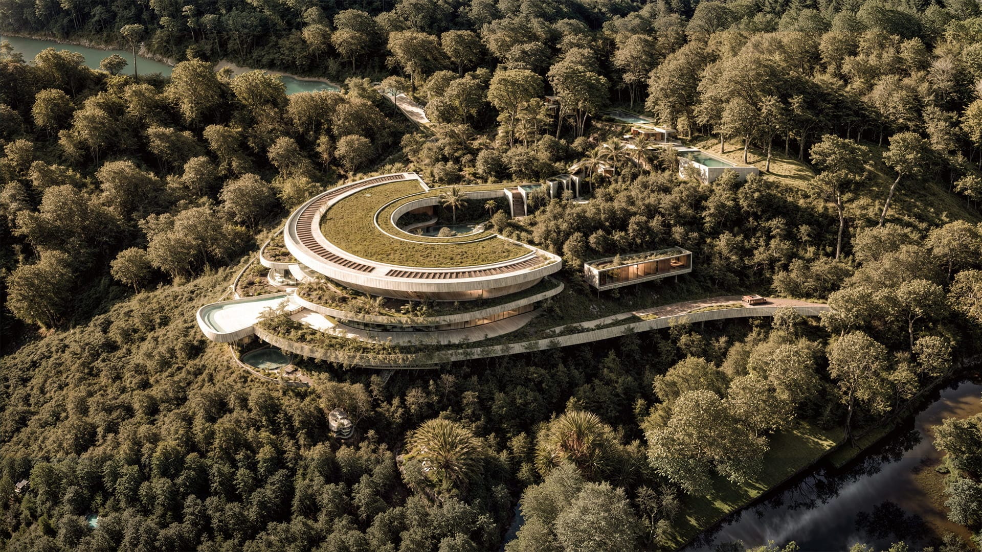 Villa Zagaleta en Benahavís — villa de lujo orgánica de Archidom Studio, estudio de arquitectura e interiorismo en Marbella y Madrid