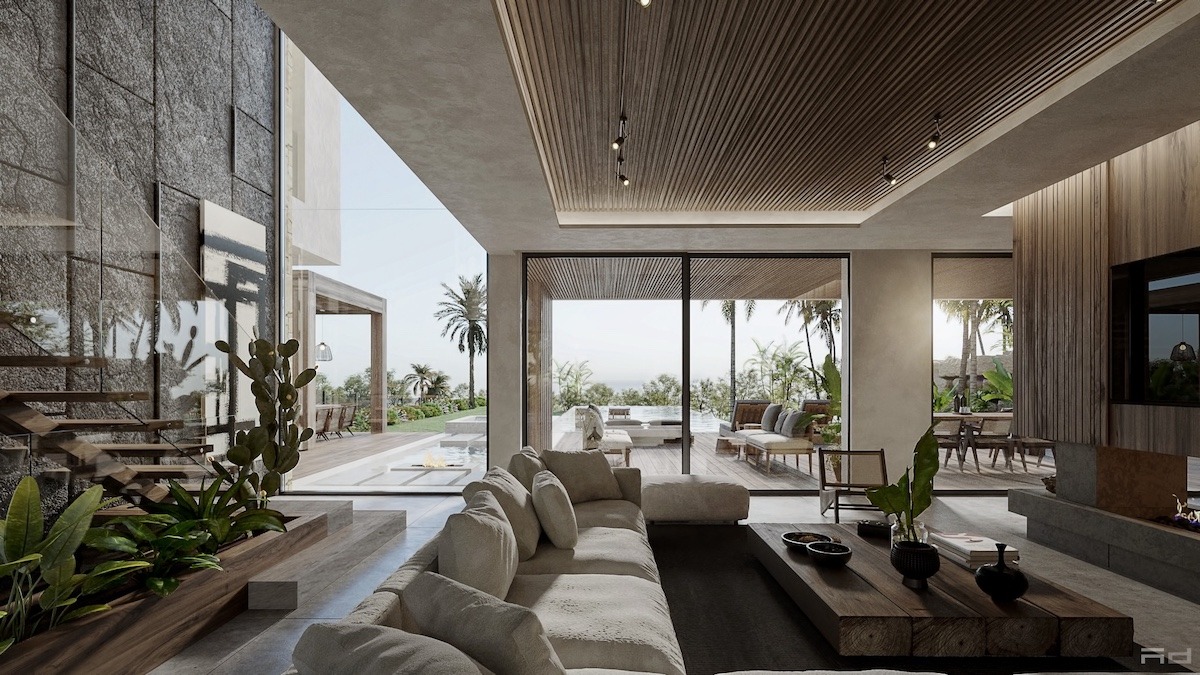 Villa Bond 08 — villa de lujo en Los Flamingos · Archidom Studio — imagen 4