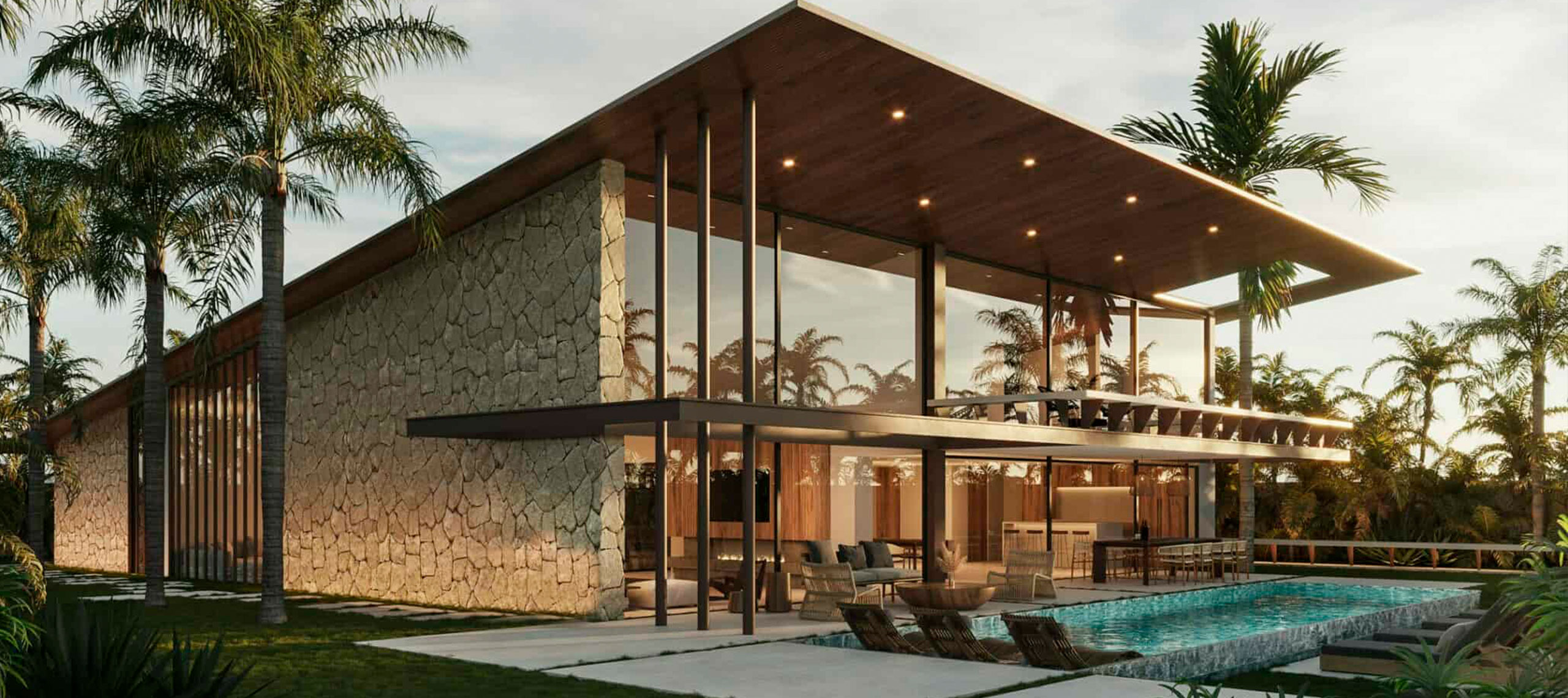 Villa Caleton, luxury villa in Punta Cana · Archidom Studio