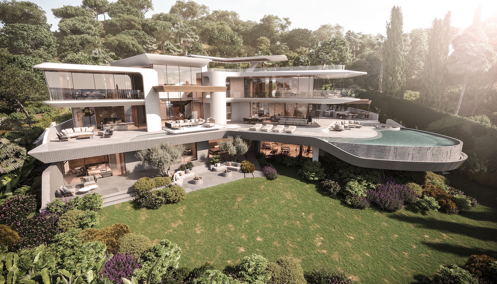 Villa Trazo — villa de lujo en El Herrojo · Archidom Studio — imagen 1