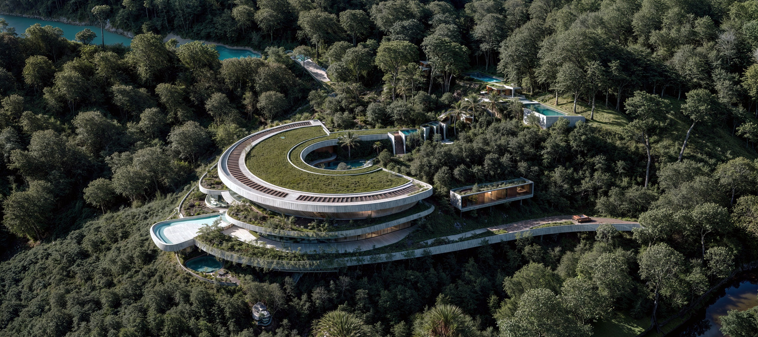 Villa Zagaleta — contemporary Mediterranean architecture in Benahavís by Archidom Studio